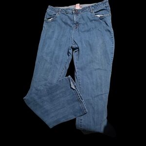 SMITH Womens Light Blue Straight Leg Jeans